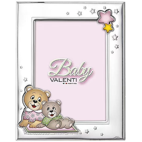 immagine-1-valenti-cornice-portafoto-rosa-in-argento-con-orsetti-13x18-cm