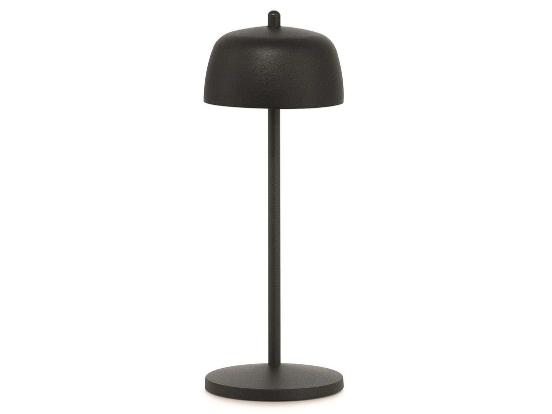 Zafferano Circe Lampada Tavolo D 110 Mm H 300 Mm Nero Opaco