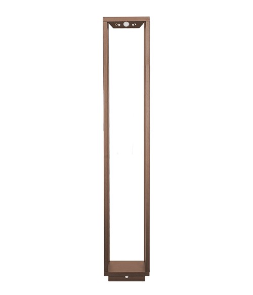 Saffron Home Solar Terra Lamp H 1000 Mm D 140 Mm L 140 Mm Corten