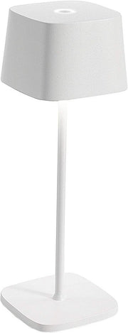 Zafferano Ofelia Pro Bianco Opaco - Lampada da Tavolo a Led H29cm