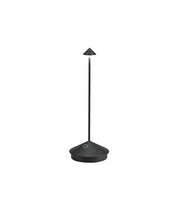 Zafferano Pina Pro Nero Opaco - Lampada da Tavolo a Led H29cm