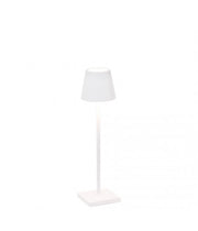 Zafferano Poldina Pro Micro Bianco Opaco - Lampada da Tavolo a Led H27.5cm