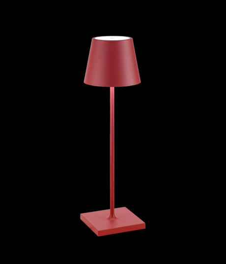 immagine-1-zafferano-poldina-pro-rosso-lampada-da-tavolo-in-alluminio-h38-ean-8056300195825