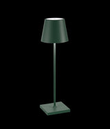 immagine-1-zafferano-poldina-pro-verde-scuro-lampada-da-tavolo-in-alluminio-h38-ean-8056300199953