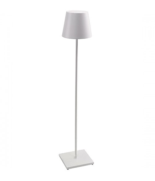 immagine-1-zafferano-poldina-pro-xxl-bianco-opaco-lampada-da-terra-e-tavolo-a-led-h150cm-ean-8056300196587