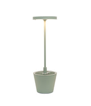 Zafferano Poldina Reverso Salvia - Lampada da Tavolo a Led H35cm