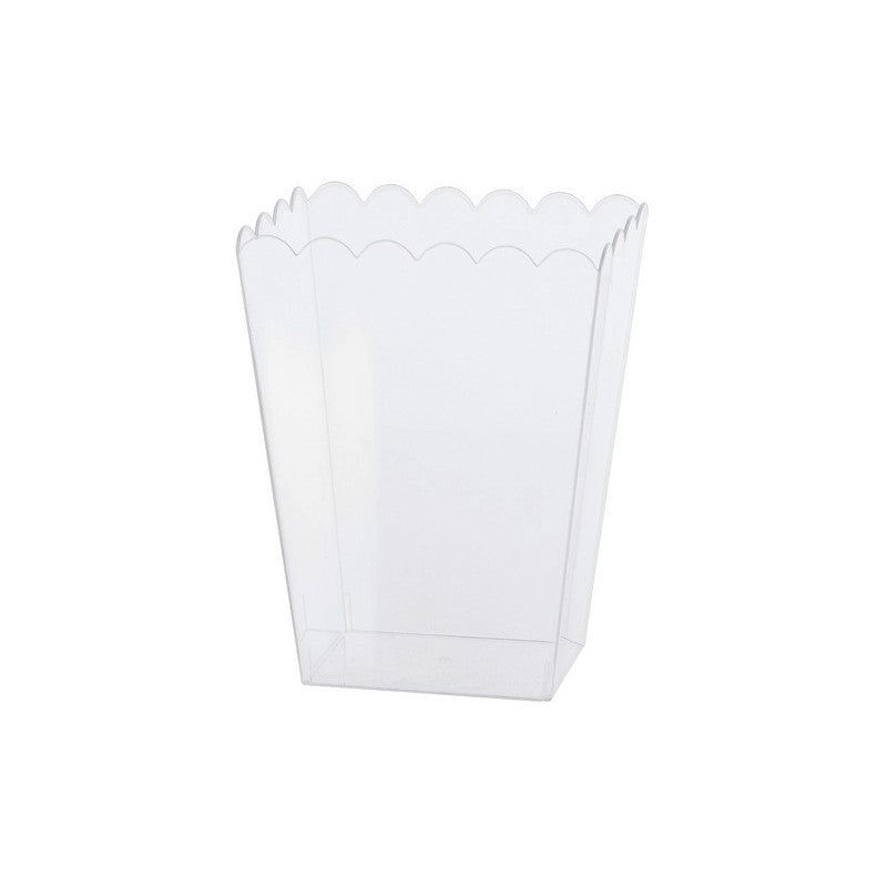 Contenitore Plastica Trasparente Rettangolare 15 x 12 x 19 Cm